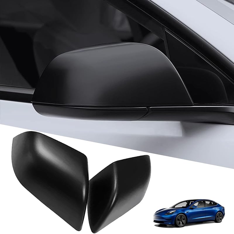 Cubierta espejo retrovisor Tesla Model 3 negro mate