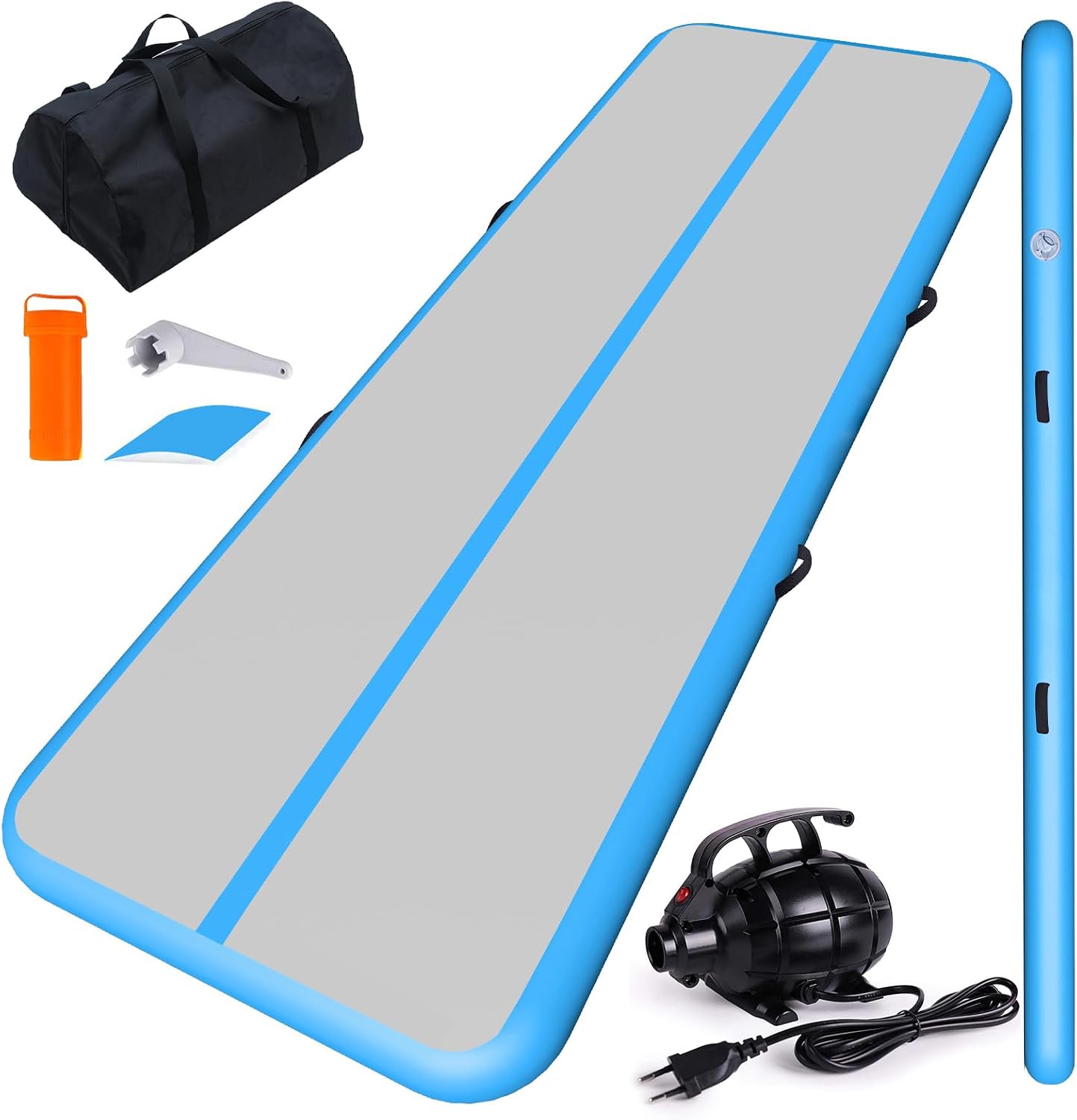 Colchoneta aire 4/8pulg para gimnasia yoga acuático 10x13ft