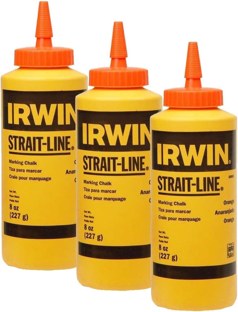 Tiza marcado alta visibilidad naranja 8oz set 3