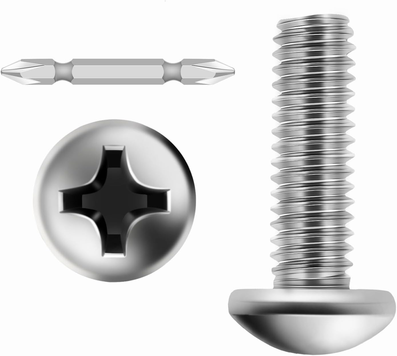 Tornillos M8x20mm acero inox 304 para tomacorriente