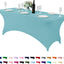 Mantel elastano ajustable para mesa 6-8ft eventos aguamarina