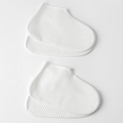 Fundas impermeables silicona zapatos reutilizables antideslizantes