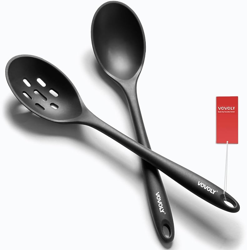 Cucharas silicona cocina extra grandes antiadherentes 600°F