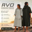 Poncho cambiador microfibra con capucha y bolsillo surf playa