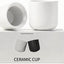 Juego de tazas de café de cerámica sin mango para espresso y amantes del café