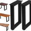 Patas cuadradas metal 19" para muebles set 2