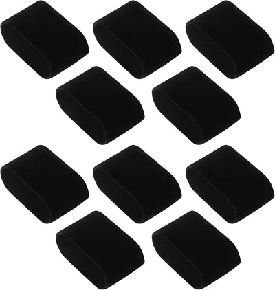 10 Pulseras Terriopelo para Joyas Reloj Negro