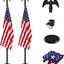 Kit asta bandera interior aluminio 6-8 pies anillo 360°