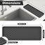 Bandeja silicona fregadero cocina 12x4.3pulg negro