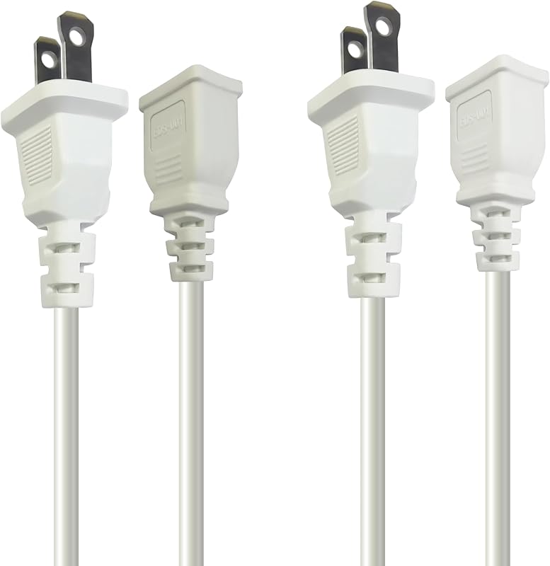 Cable extensión 6ft 5A enchufe polarizado luces