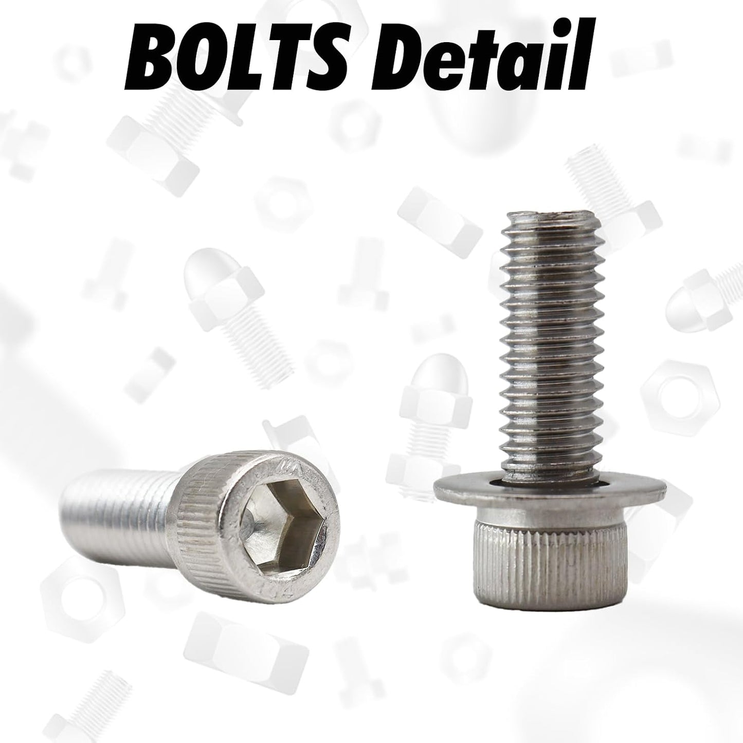 Kit 24 pernos acero inox comp cabezal escape Chevy VGen