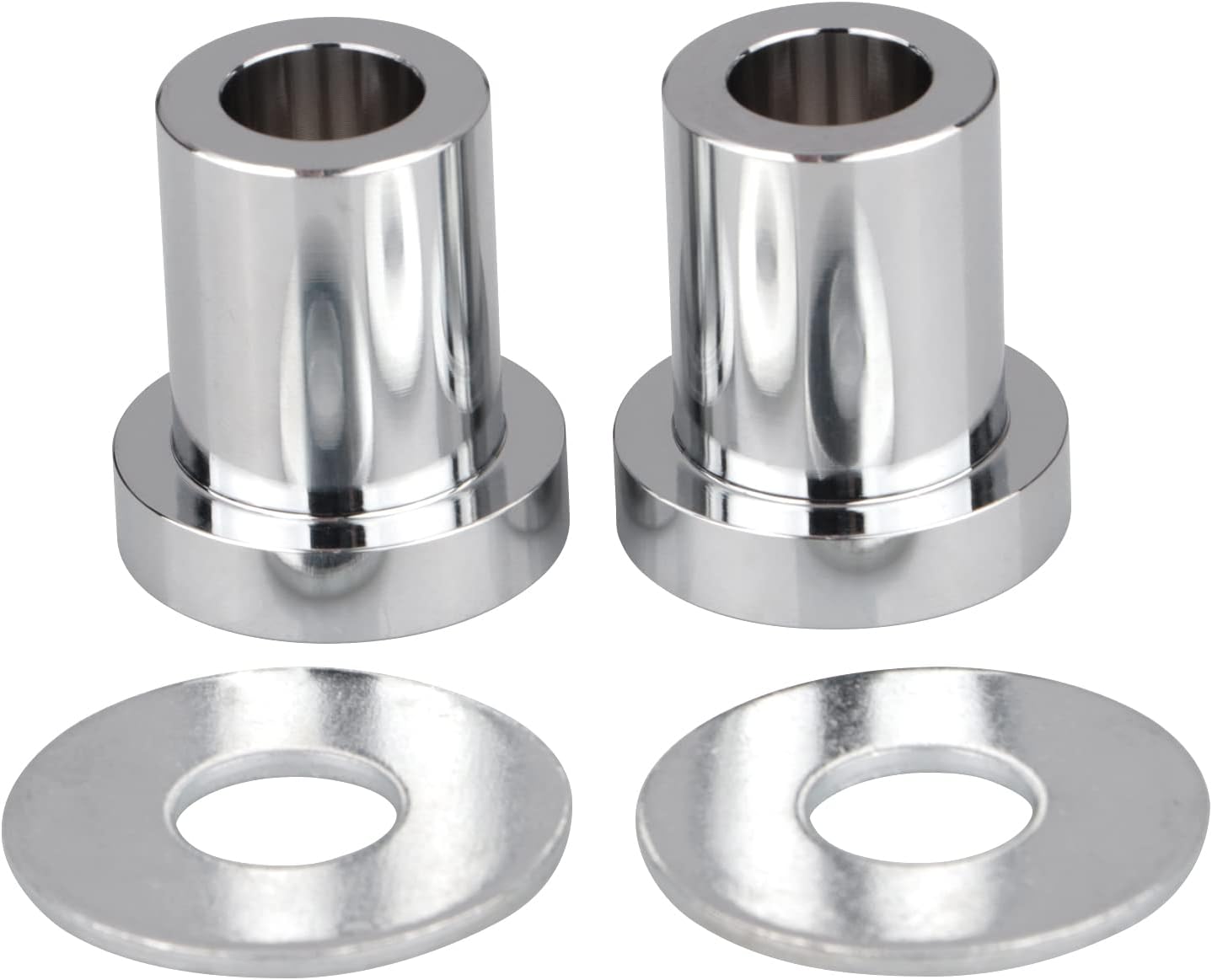 Bujes elevación manillar cromo para Harley Touring