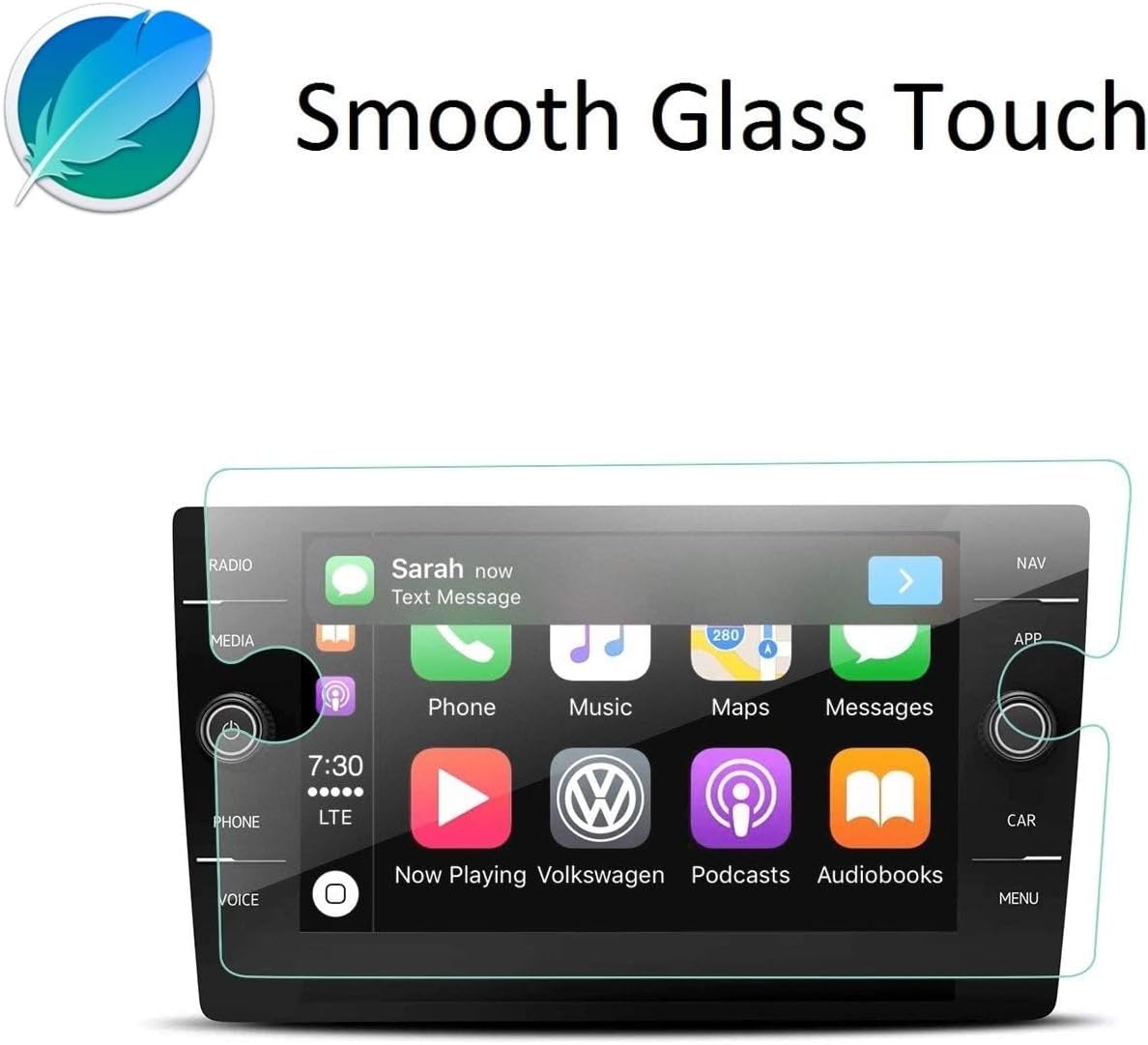 Protector pantalla vidrio templado 9H VW Tiguan 18-24
