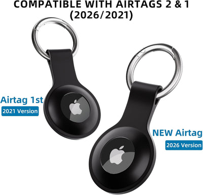 Funda soporte Airtag 2 con llavero antipérdida pack 5