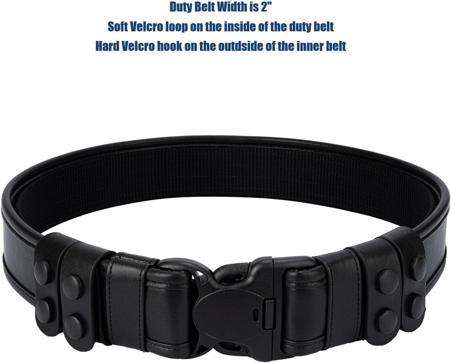 Cinturón exterior loop tri-release 4 keepers negro