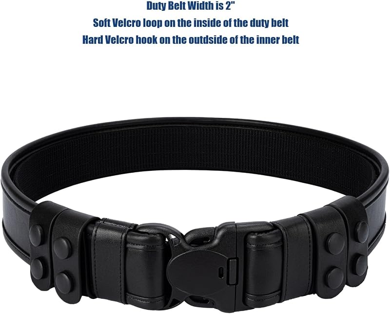Cinturón exterior loop tri-release 4 keepers negro