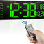 Reloj pared digital 16pulg control remoto temperatura fecha