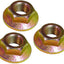 3 Tuercas Brida Hex 712-0417a para MTD Cub Cadet