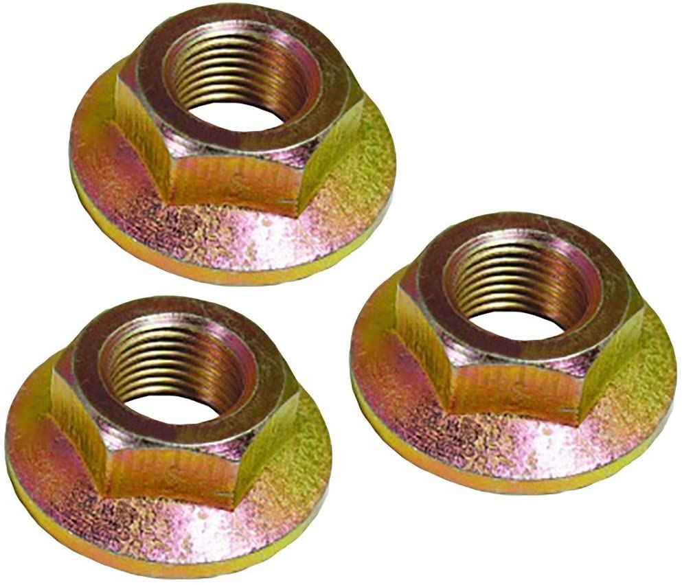 3 Tuercas Brida Hex 712-0417a para MTD Cub Cadet