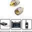 Adaptador coaxial SMA hembra a UHF macho PL259 2 Pzas