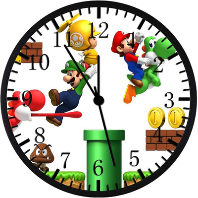 Reloj pared niños 12pulg silencioso con pilas decoración hogar
