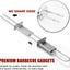 Brochetas Kabob Acero Inox Doble Tenedor 8 Pzas 13pulg