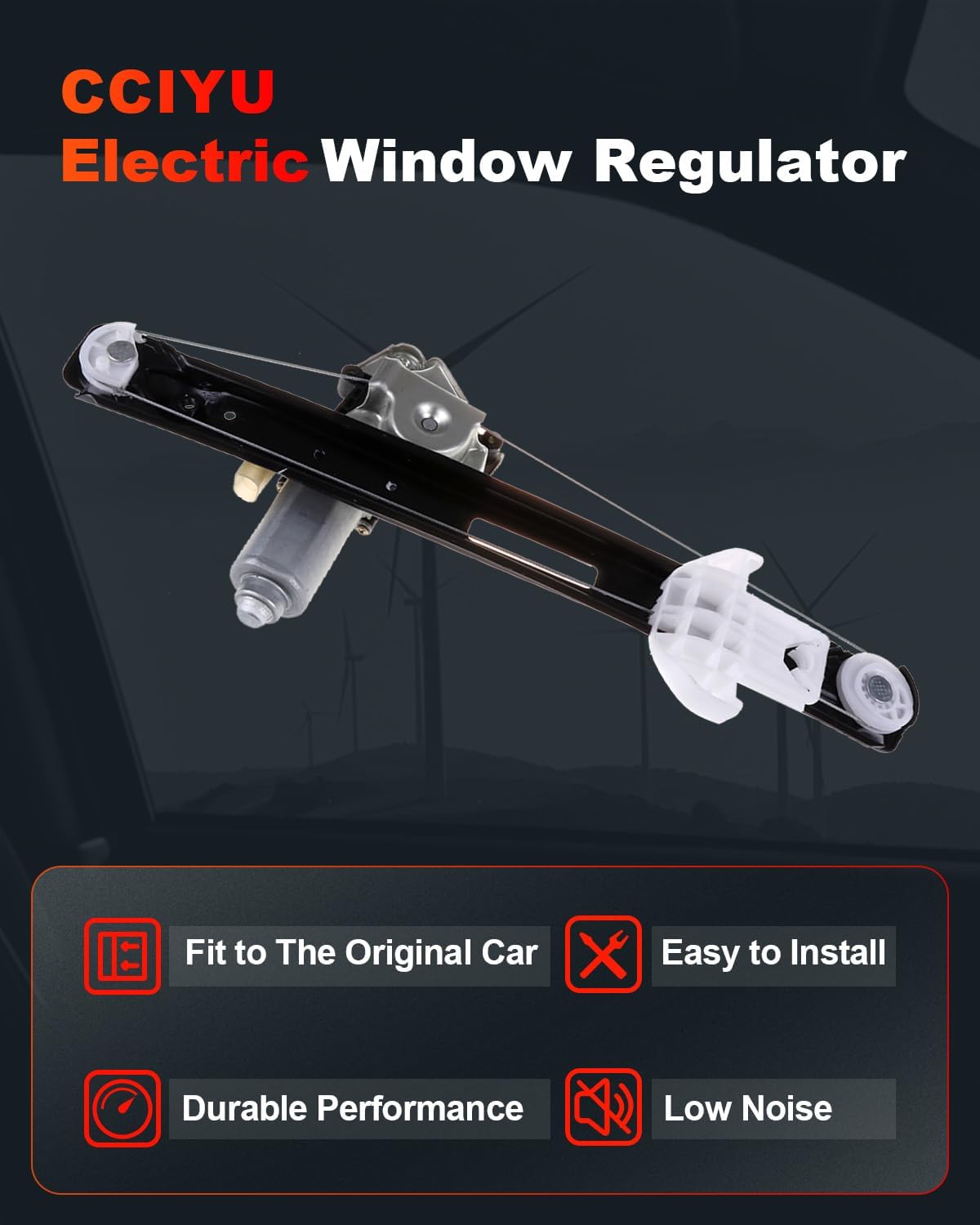 Regulador ventana eléctrica Ford Focus 2000-07 izq conductor
