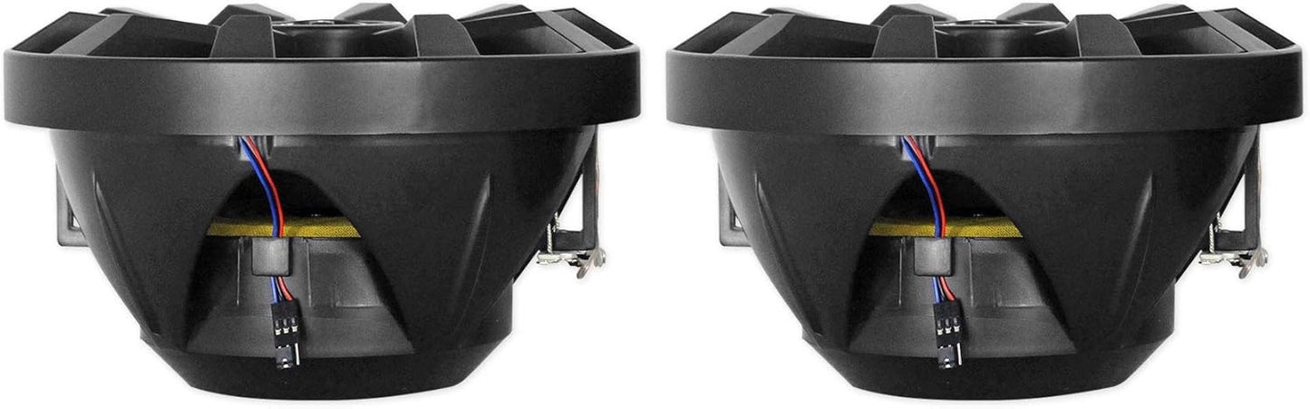 Altavoces marinos RKL80MB 900W 8pulg 2 vías IP66 con luces