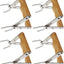 2 Soportes agarre marco equipo apicultura