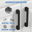 10 Tiradores Armarios Negro Mate 8.8" para Cocina