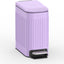 Cubo basura acero inox 6L con tapa suave y pedal