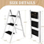 Escalera plegable 3 escalones para armario hogar oficina