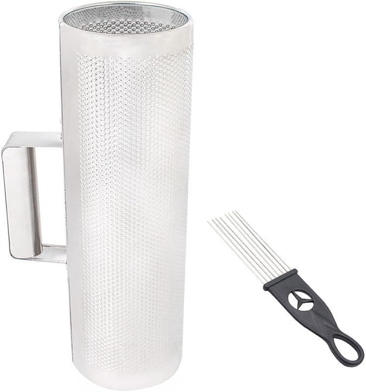 Guiro de acero inox con raspador percusión