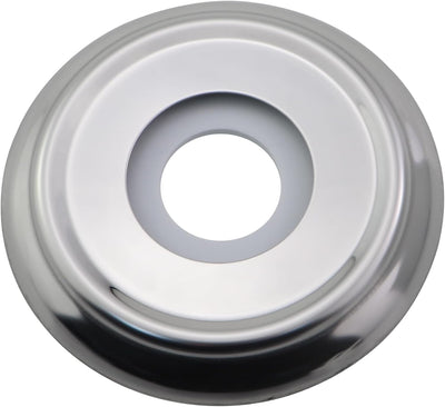 Grifo baño acero inox 1-1/2pulg anillo desbordamiento