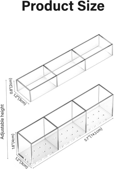 Soporte para popote organizador puerta armario encimera cocina transparente