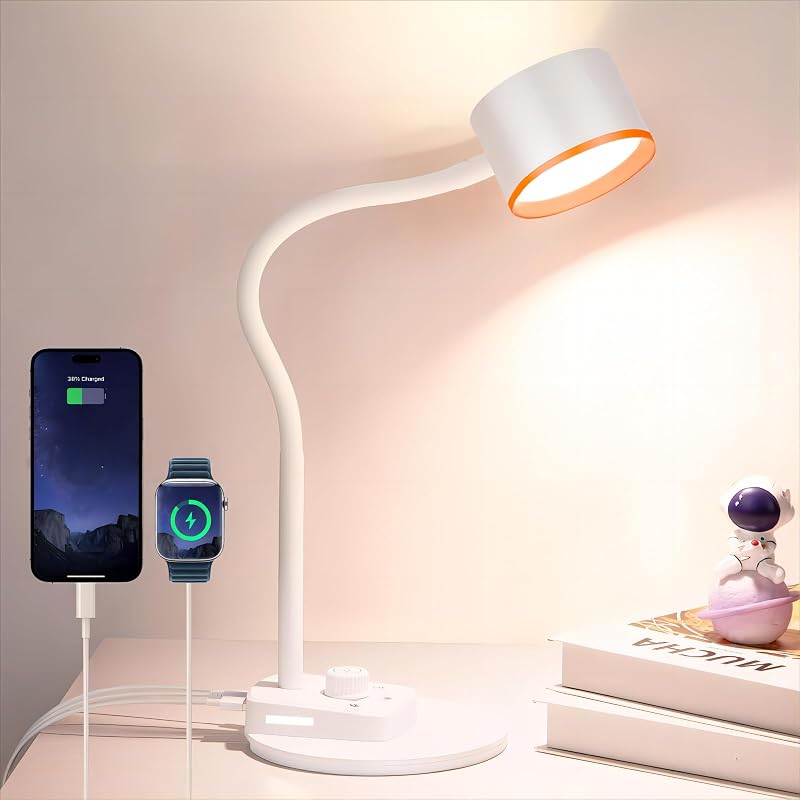 Lámpara LED escritorio 1200LM 5 colores regulables USB C