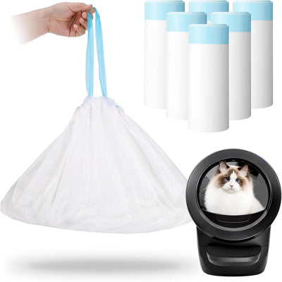 Bolsas arena gatos comp Litter-Robot 3/4 con cordón grueso