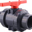 Válvula bola PVC True Union 3pulg 200psi juntas EPDM