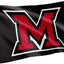 Bandera Redhawks U. de Miami 3x5ft tela poliéster duradera