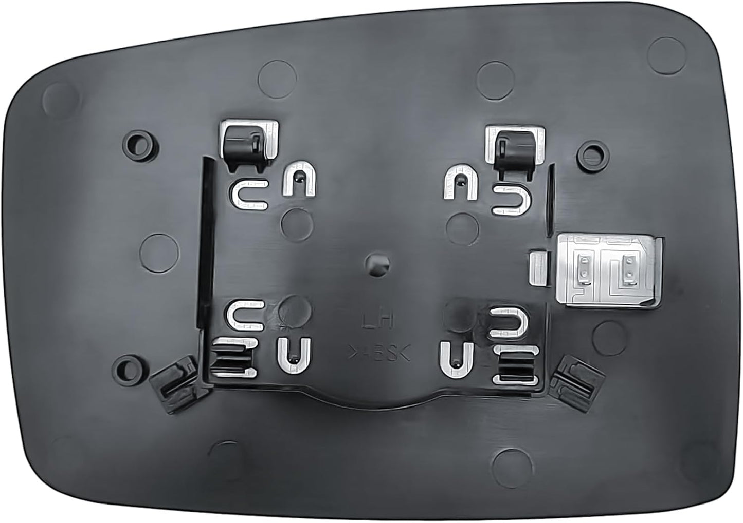 Espejo puerta conductor Ram 1500/2500 09-18 con placa