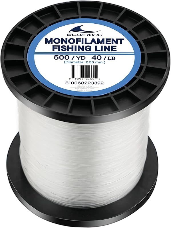 Sedal monofilamento 6-400 libras 50-3000 yardas transparente