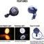 Luces LED ahumadas Switchback para motocicleta Dyna