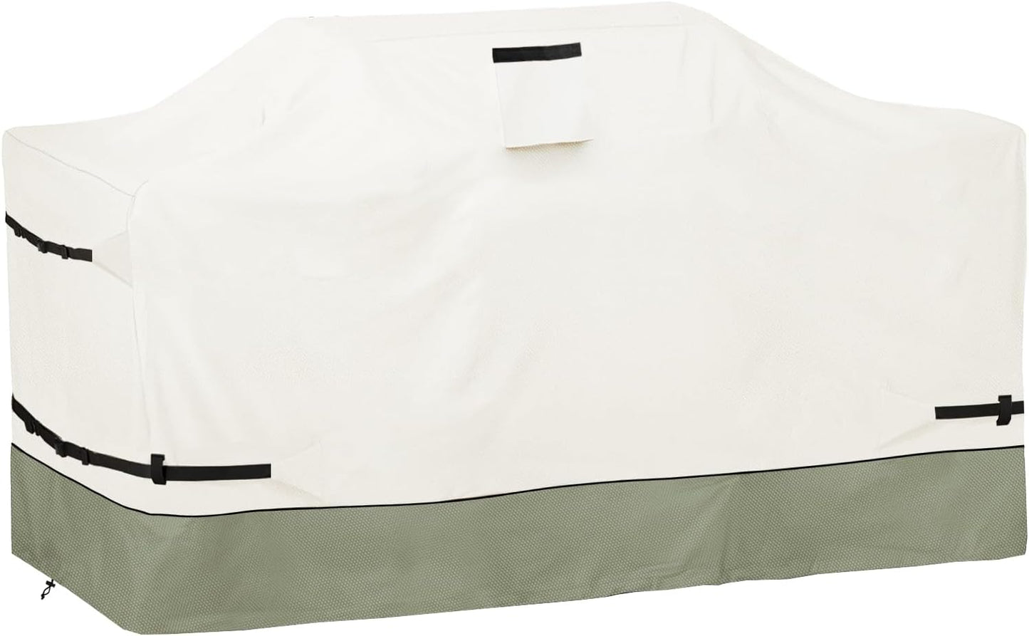 Cubierta parrilla isla 86pulg resistente agua beige gris