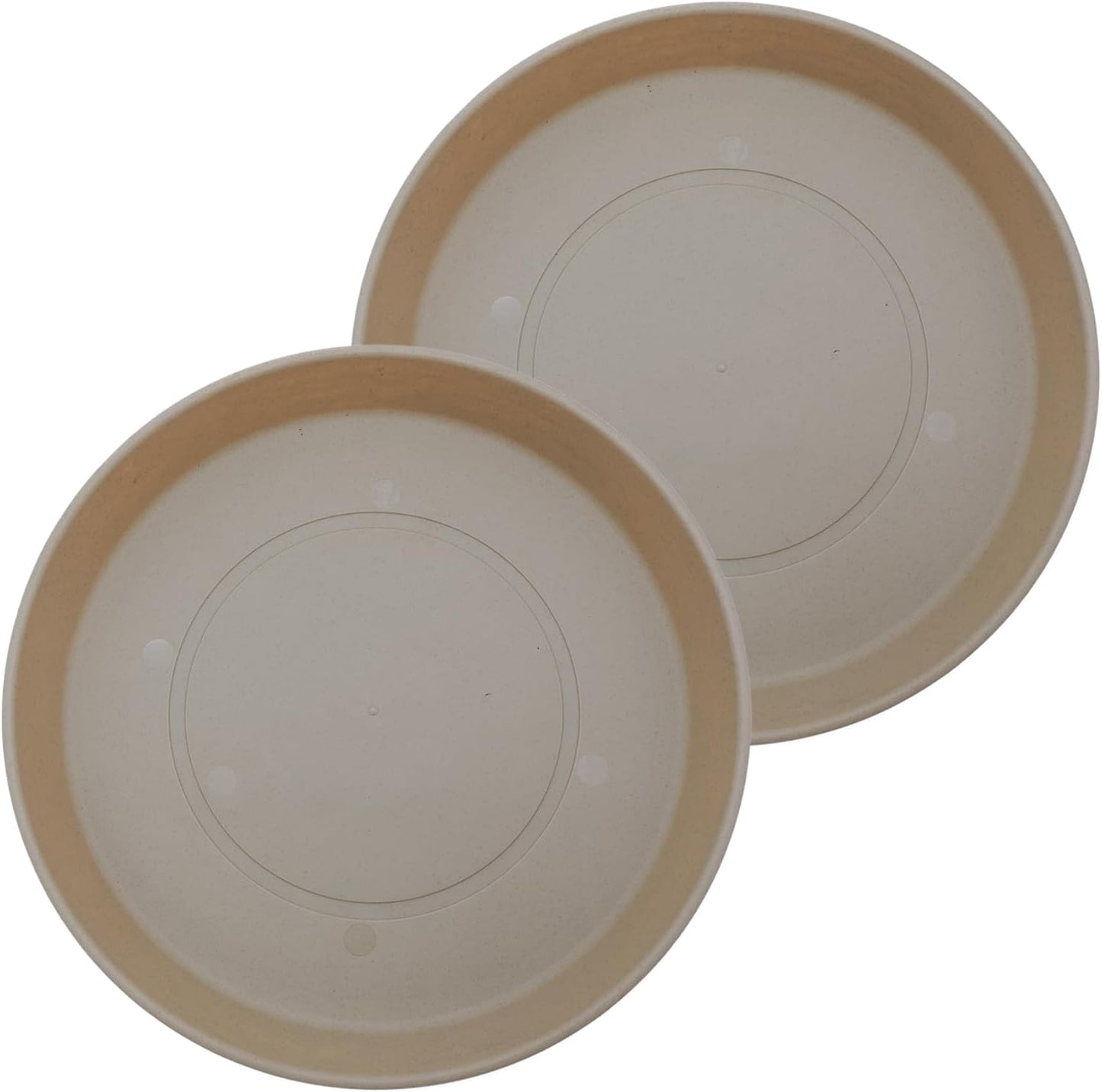 Platillos redondos plástico para macetas drenaje