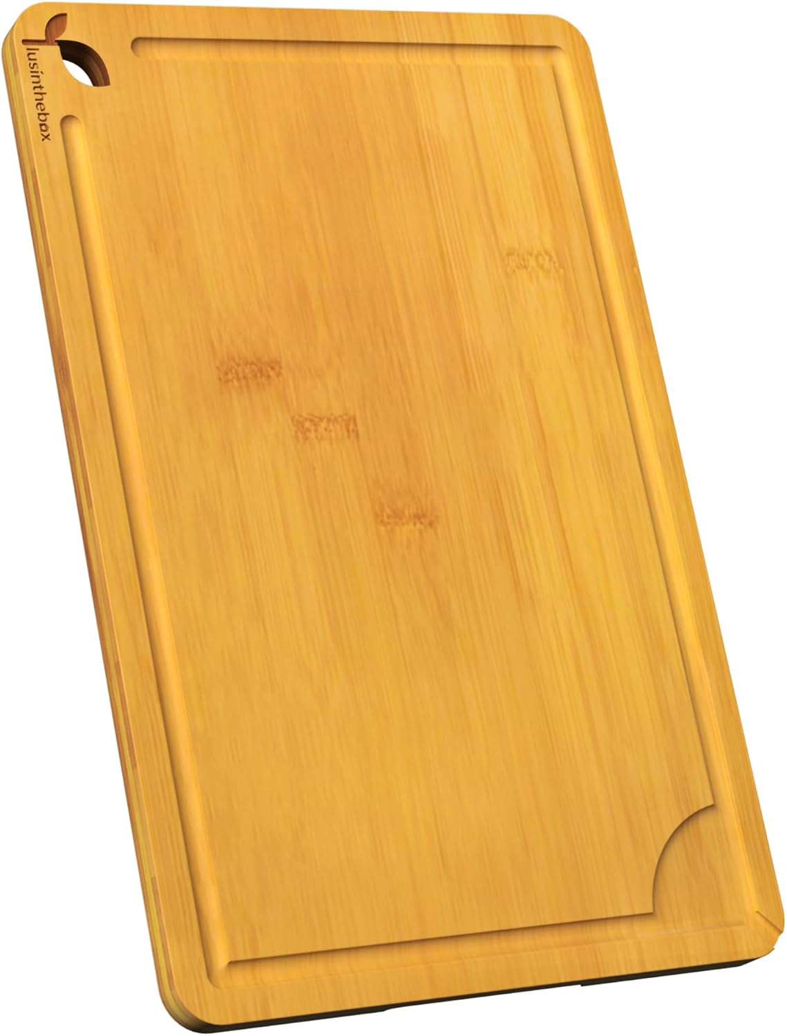 Juego cuchillos bambú cocina