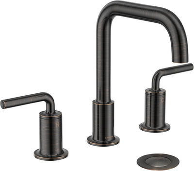 Grifo baño bronce frotado 8pulg 3 orificios latón