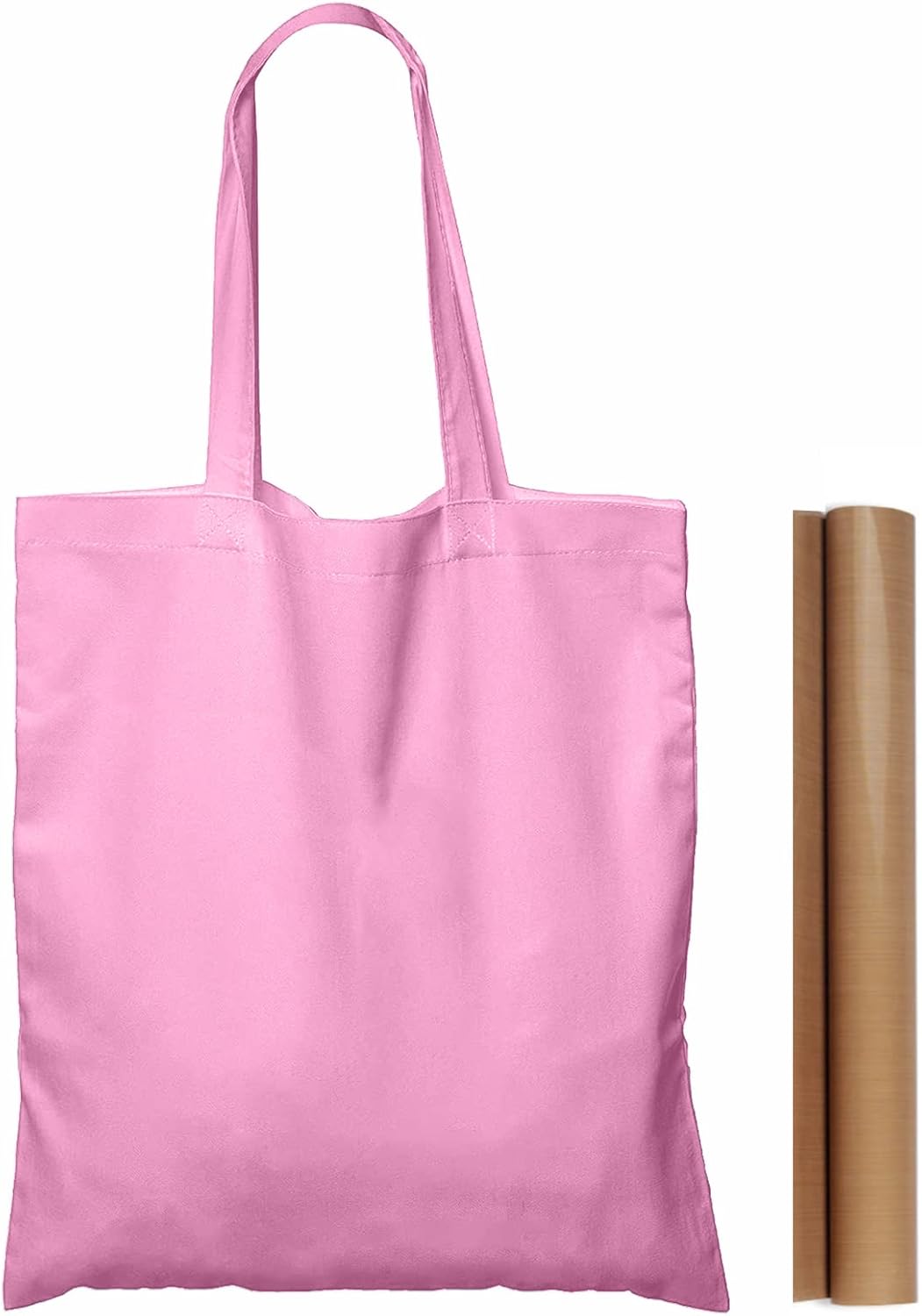 5 Pzas Bolsas Algodón Rosa Bebé 15x16pulg Con Teflón