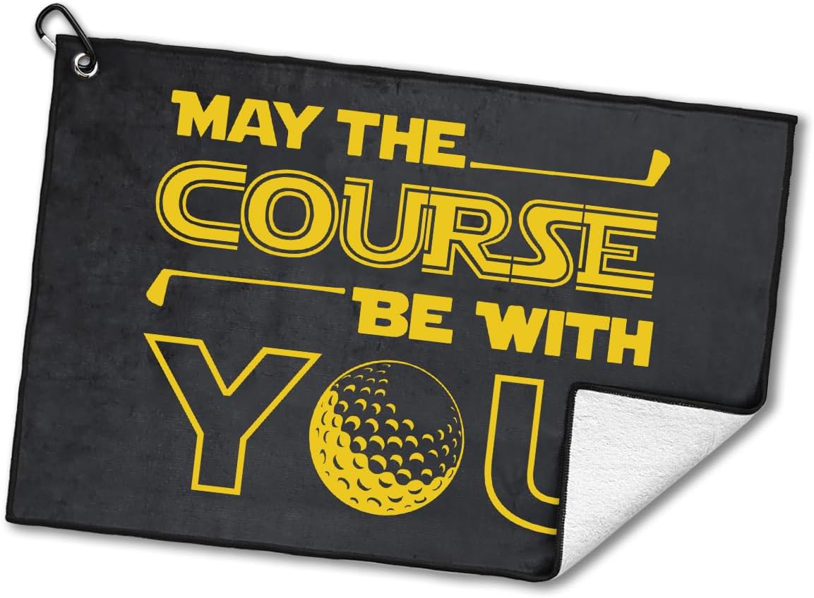 Toalla golf poliéster algodón regalo papá golfista