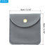 Bolsas terciopelo joyas 3.1x3.1" 5 pzas con botón