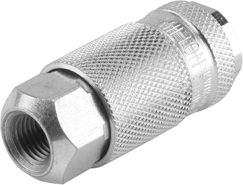 Acoplador L-Style 1/4 FNPT Acero Color Plata